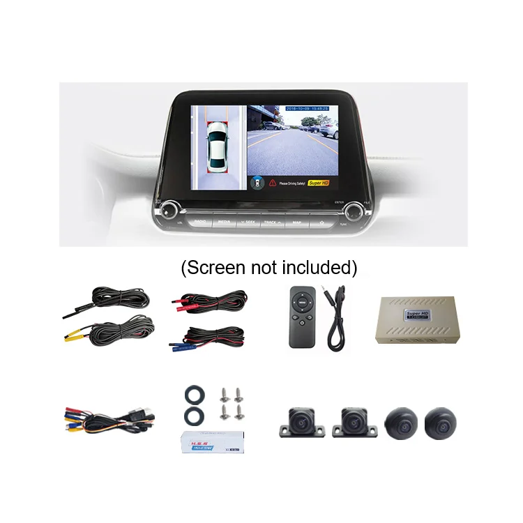 hit productWemaer Oem 360 Degree Bird View System Car Security Camera 2D Hs Hisilicon Avm Surrounding View System Car Camera