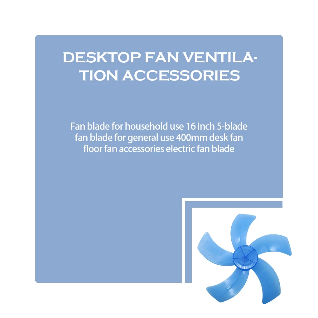 

16inch Fan Leaf Removable Plastic Impeller Silent Ventilate Accessories