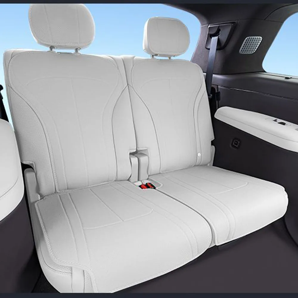 ل دينزا N9 2025 وسادة مقعد السيارة جلد طبيعي كل موسم العالمي وسادة مقعد سيارة الخلفي التهوية تنفس غطاء مقعد