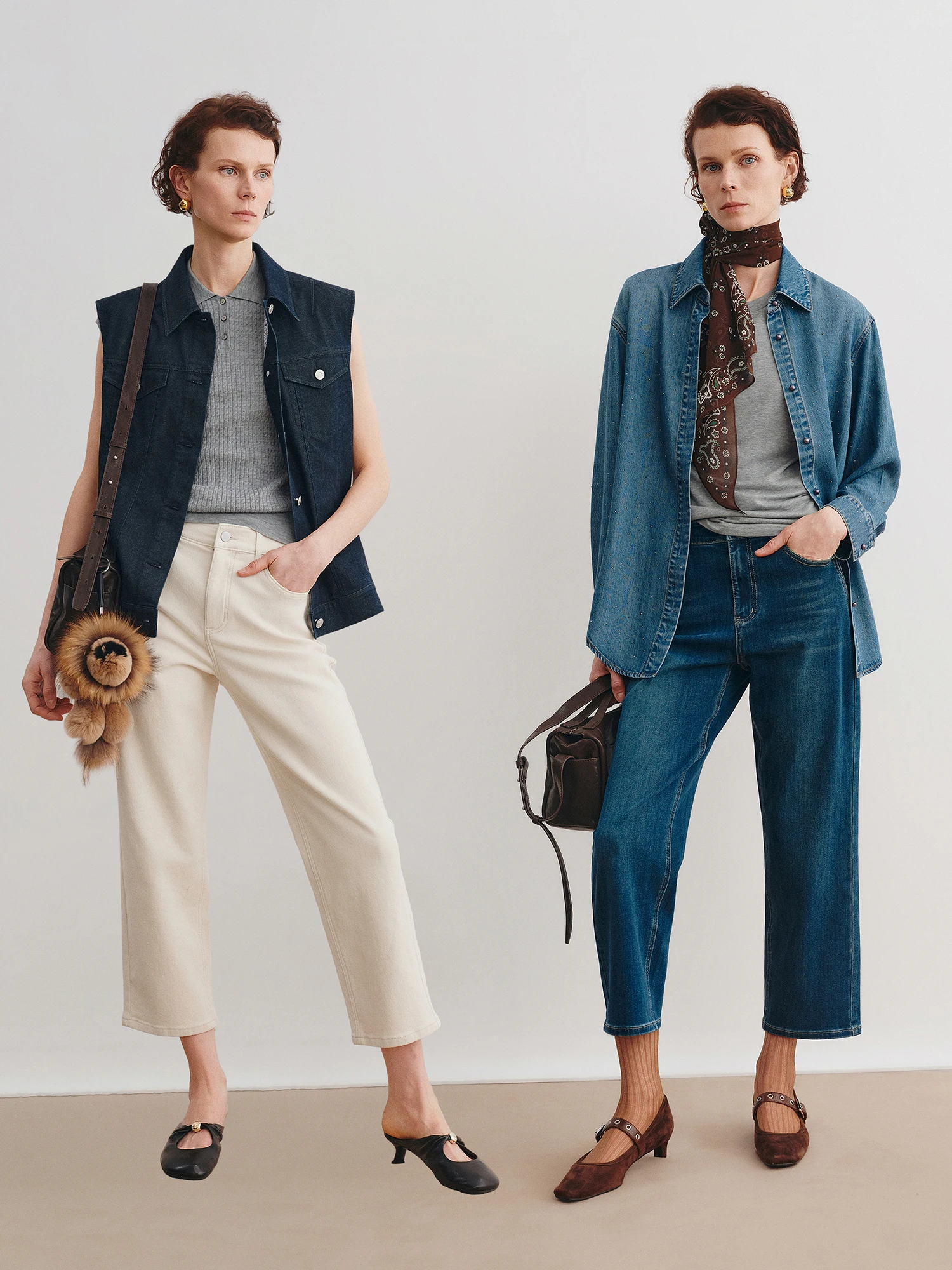 

Cleanfit Basic Sle Commute Faion Lazy Cloud Cotton mid Waist Casual Straight Leg Jeans Ladies Straight Cut No Stretch