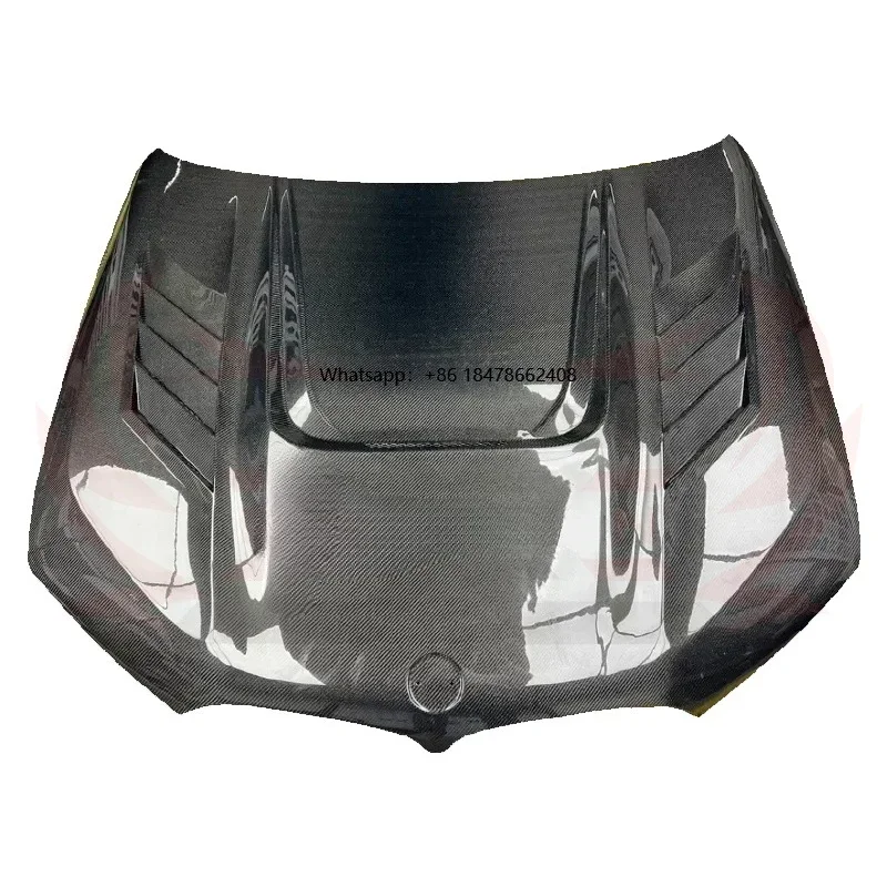 High Quality Carbon Fiber Hood Front Bonnet AE Style Engine Cover Fits for X5M F95 X6M F96 X5 G05 X6 G06