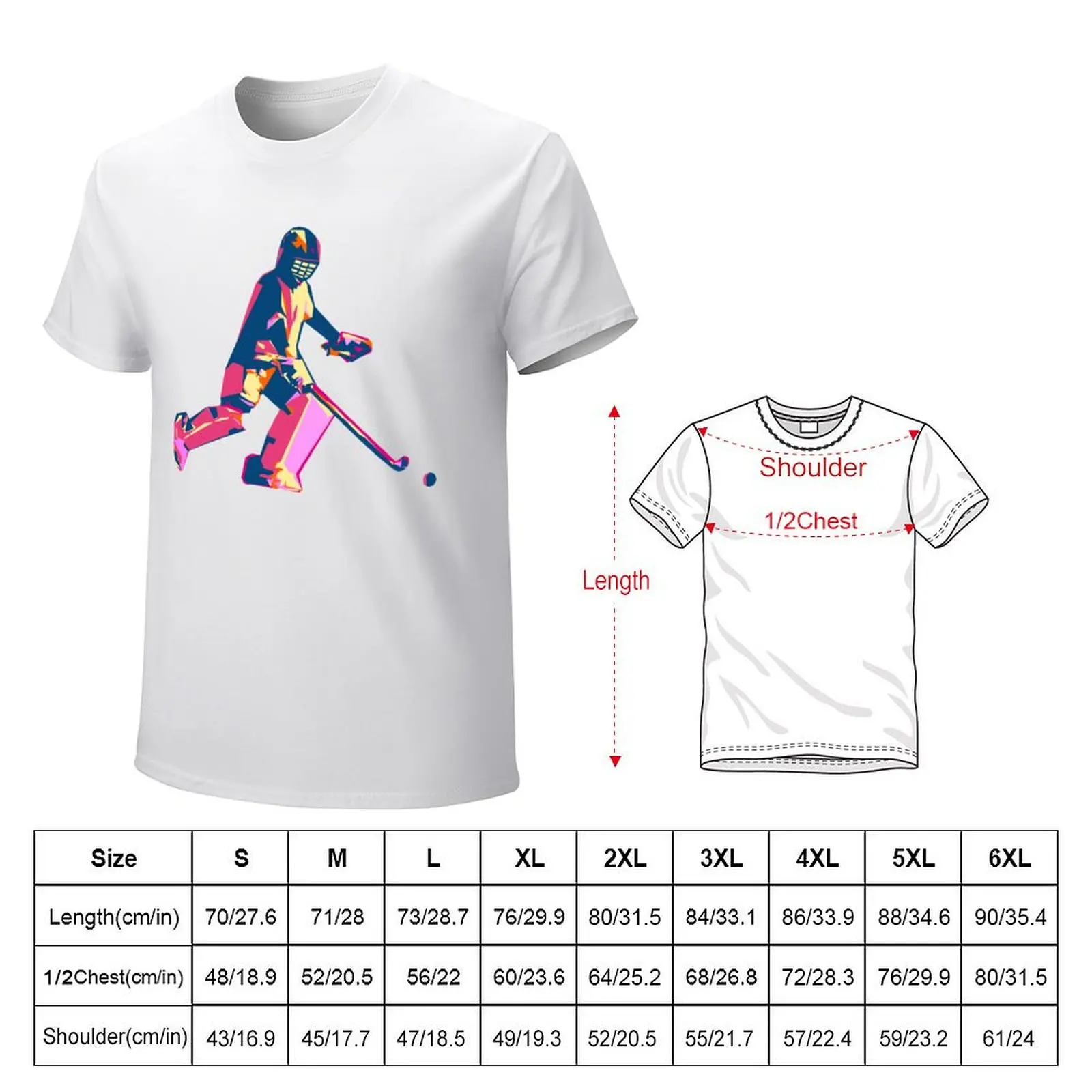 Goalie T-shirt blanks customs mens workout shirts