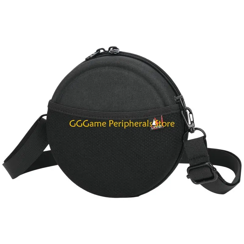 

U55B Portable CDs Player Protective Bag With Dedicated Disc Slots Soft Exterior Black