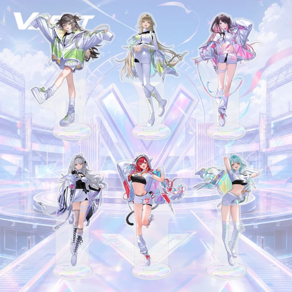 Anime VSPO SHOWDOWN Acrylic Standee 15cm Figure Ichinose Uruha Asumi Sena Nekota Tuna Kaga Nazuna Tosaki Mimi Fans Gift Keychain
