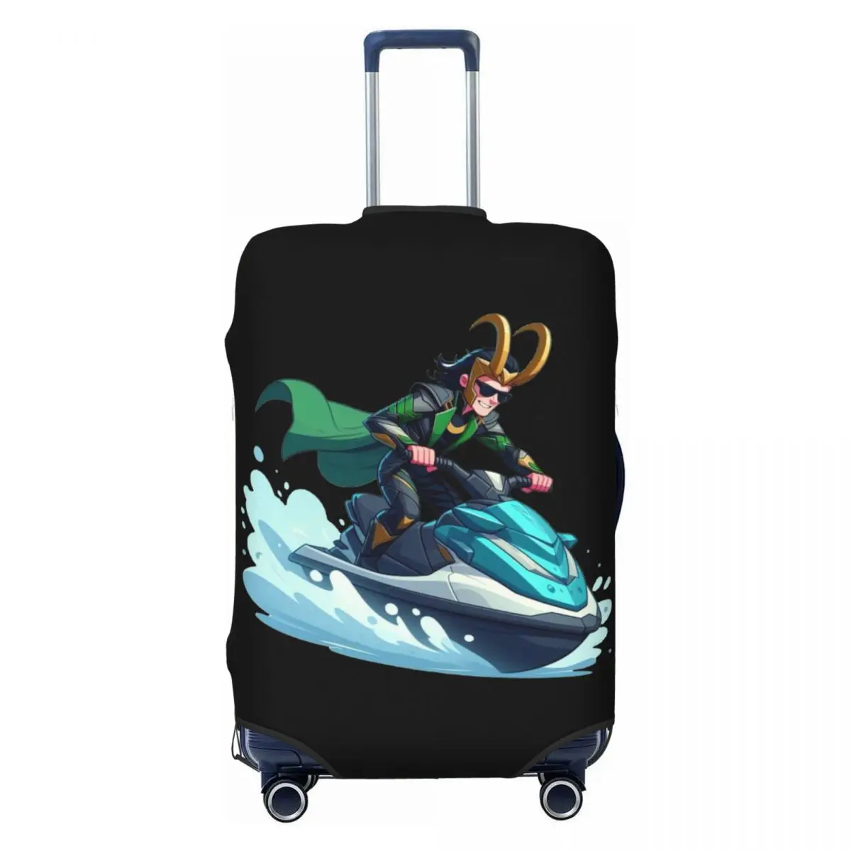 

Защитный чехол для моторной лодки Custom Lokis, забавные дорожные чехлы для чемоданов 18-32 дюймов