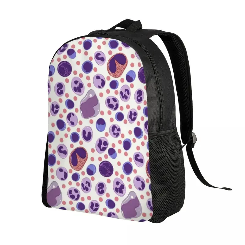 Science Chemistry Cell WBC Backpacks for School College Student Bookbag Fits 15 Inch Laptop Chemical Biology Laboratory Bags