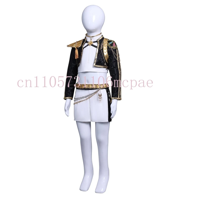 أزياء الفتيات رومي زوي ميرا التأثيرية KPop شيطان الصيادين فتاة بدلة ذهبية سوداء للهالوين هنتركس لعب الأدوار ملابس الحفلات #6