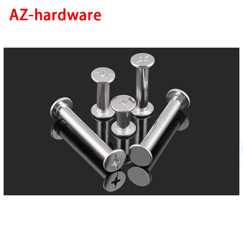 Винт для книги с покрытием для дочери, винт для книг, винт меню задникового соединения альбома, винт с замком M5, 50 шт.