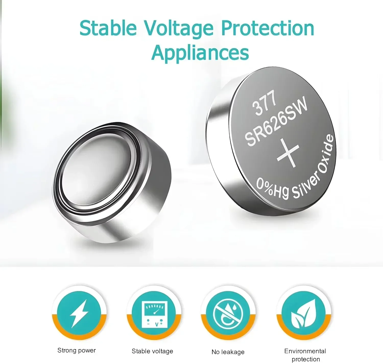 1.5V AG4 LR626 SR626SW 377A V377 Button Coin Battery 20-100Pcs For Watch Toy Mini Flashlight Thermometer