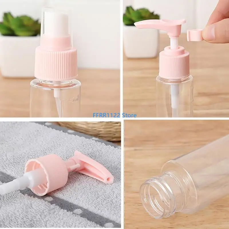 Y1UF 7/9 peças Viagem Contêiner Bottles viagem à prova viagem garrafa higiene pessoal recarregável