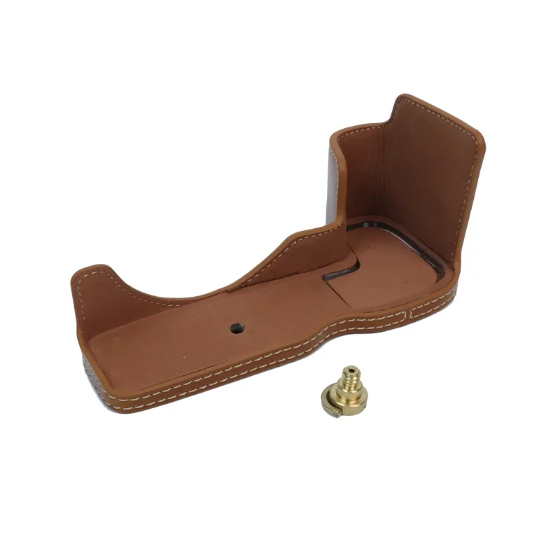 Canon R8 R50 casing kamera kulit Pu setengah badan untuk Canon EOS R8 EOS R50