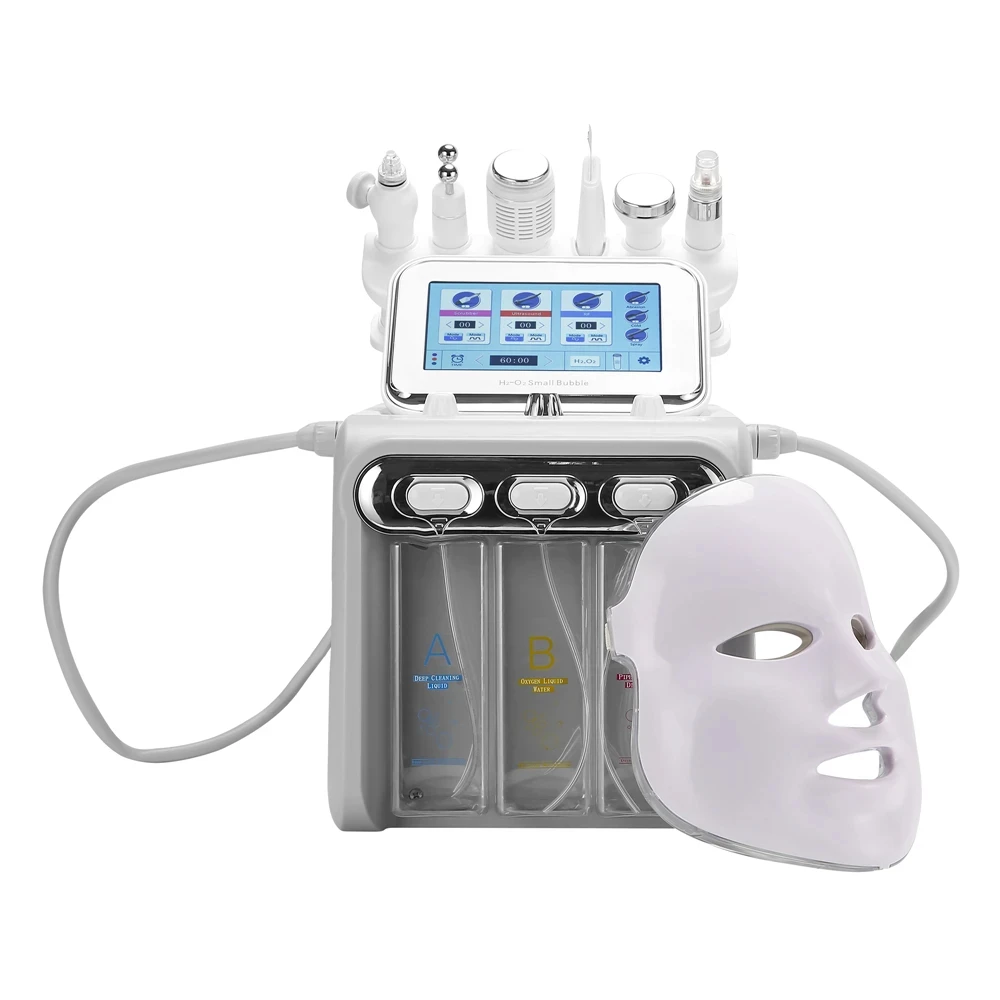 H202 Hydrogen Oxygen Small Bubble Beauty Machine Microdermabrasion Aqua Device Deep Cleansing Face Skin  Spa Trolley