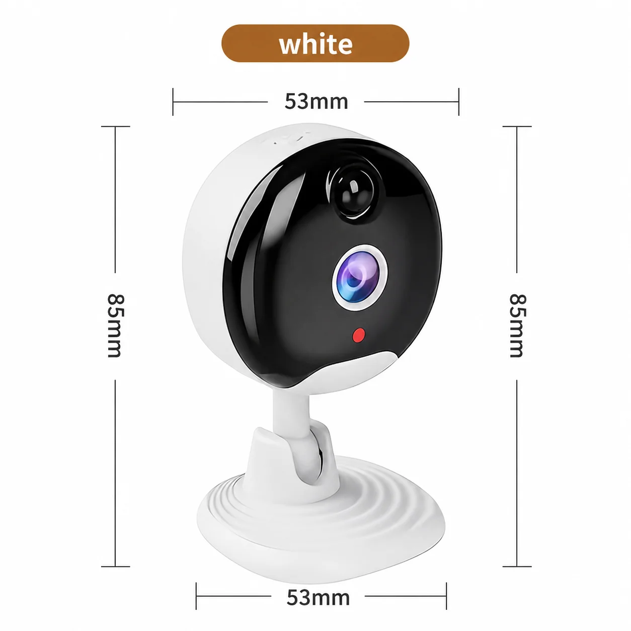 2PC-P11 Wireless Security Camera, Wifi Battery Powered Camera, Supports 128GB TF Card, Cyclic Recording, Night Vision, And AP Mode for Basic Home Surveillance