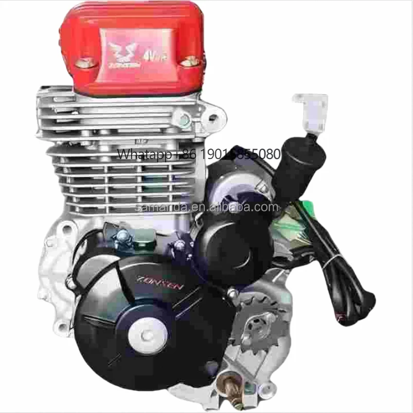 

300CC CB300RL Electric Start 4 Valve 4 Stroke ZS175fmm Motorcycle Engine Assembly 6 Speed for ZongShen