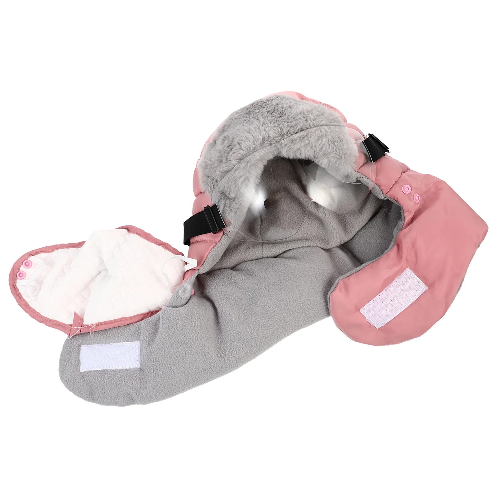 

Keep Warm Cap Cycling Hat Tab Windproof Pink Outdoor Riding Multi Functional Miss