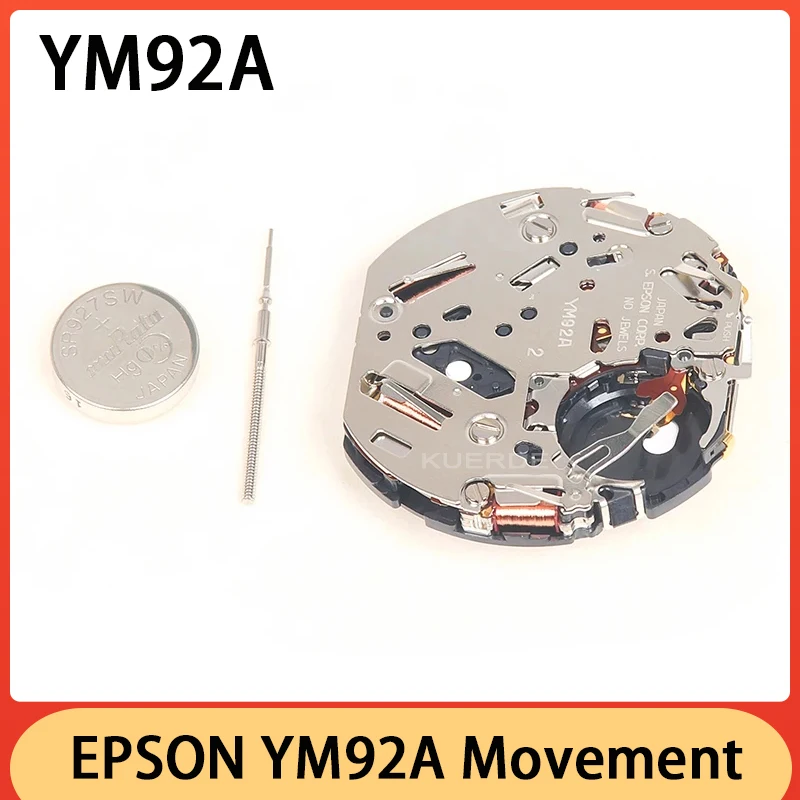 Tianmadu YM9 Pipeline Quartz Movement, Original, Japon, Date à 3/6 aiguilles, YM92, Réparation du mouvement de la montre, Pièces de rechange, Nouveau