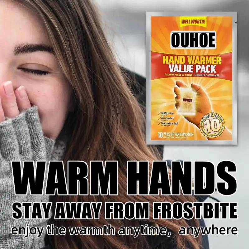 Disposable Hand Warmer Value Pack Self-heating Cold-proof Warming Abdomen Warming Patch Warm Body Patch