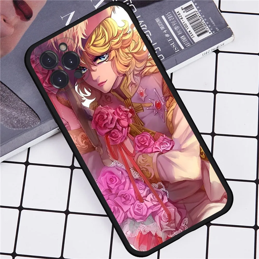 The Rose Of Versailles Phone Case For iPhone 14 11 12 13 Mini Pro XS Max Cover 6 7 8 Plus X XR SE 2020 Funda Shell