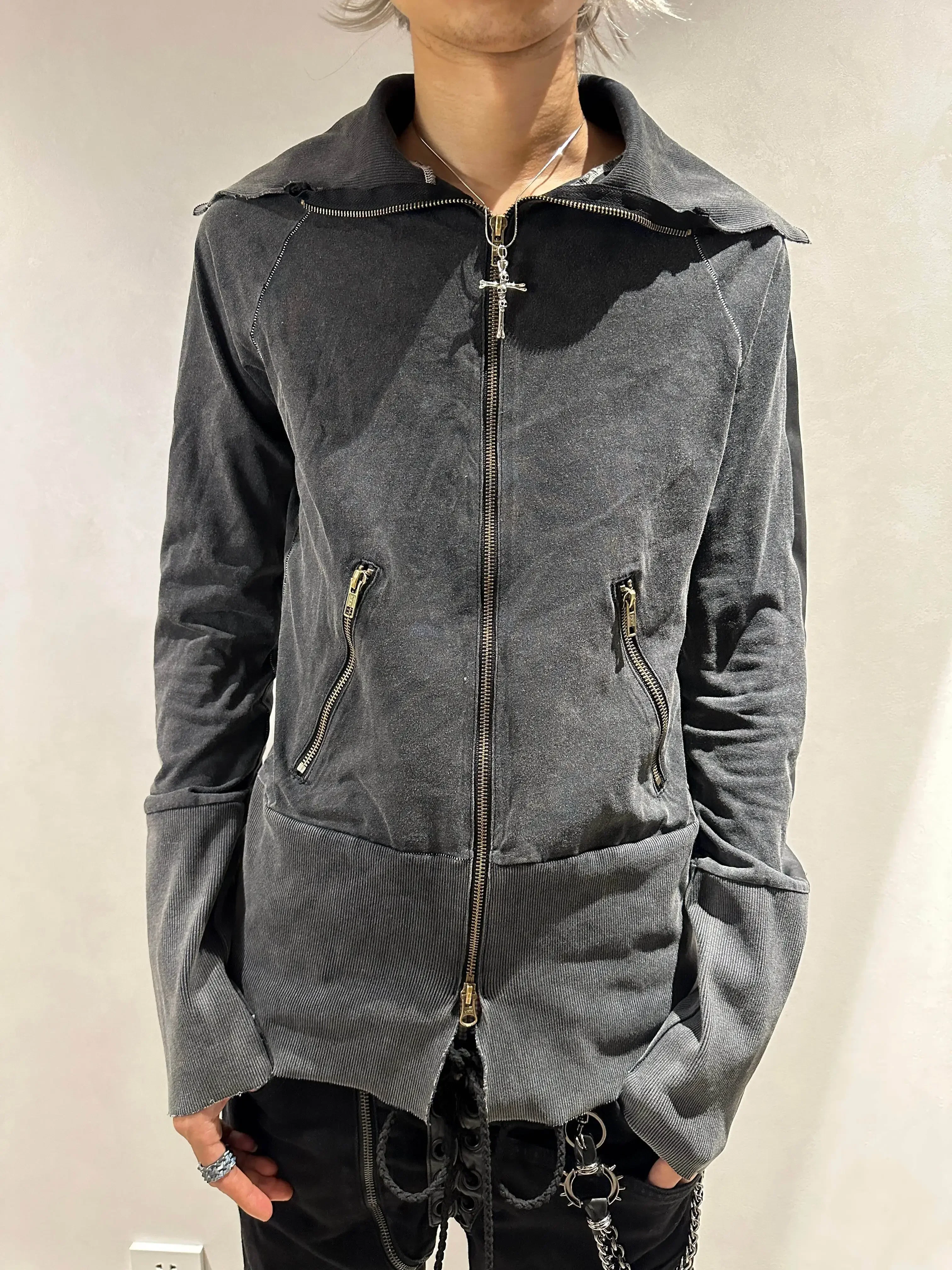 LGB 00s long sleeves sweat visual department old semi turtleneck jacket