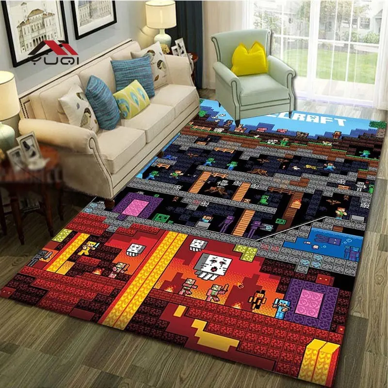 Cartoon Characters Carpet for Living Room Modern Decor Sofa Table Large Area Rugs Bathroom Mat Alfombra Para Cocina Tapis