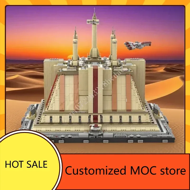 8480PCS THE JEDl TEMPLE CORUSCANT Spazio Guerra Militare MOC Corazzata Compleanno DIYA Assemblaggio Giocattolo CityArchitecture Puzzle Di Natale
