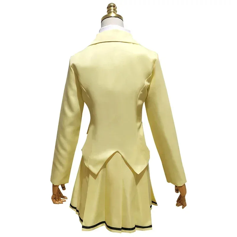 Аниме WataMote Tomoko Kuroki, карнавальный костюм для женщин и девочек, милая желтая юбка Jk, униформа, наряды, карнавальный костюм на Хэллоуин