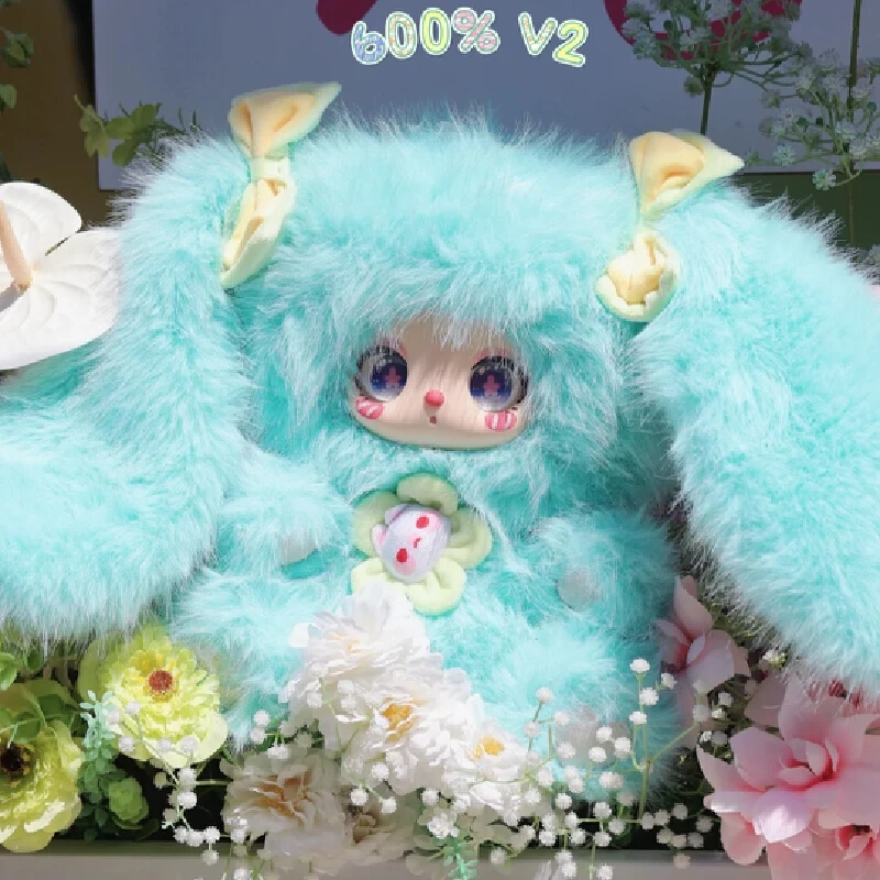 Novo genuíno lilia's zoo 600% geral v2 sentado caixa cega kawaii lilia grande boneca de vinil anime figura colecionável presente aniversário