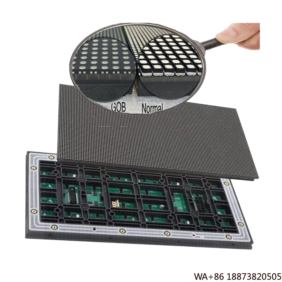 

LED Display High Quality P6 Outdoor Waterproof SMD3535 Nationstar 192*192mm Module for 576*576mm 768*768mm Cabinet