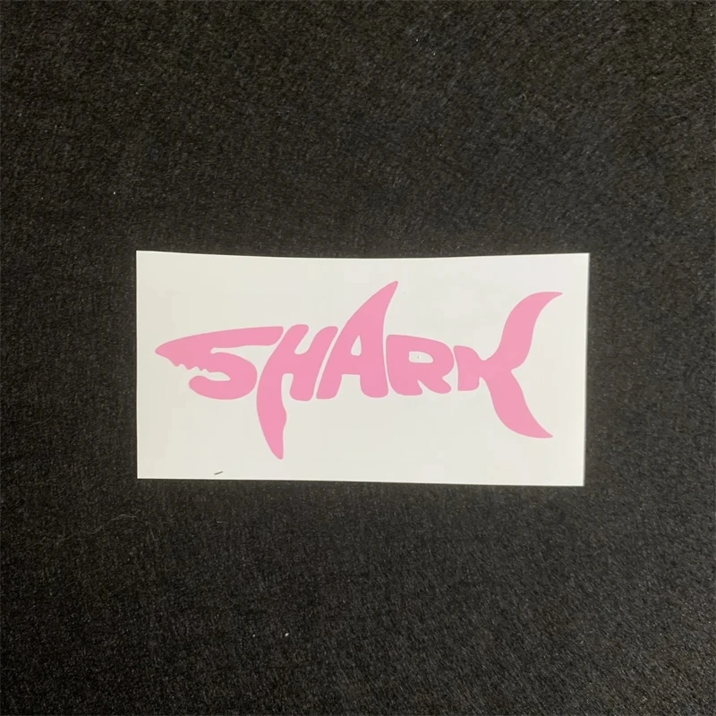 2Pcs Car Sticker SHARK Waterproof Reflective Sticker Decorative Body Stickers Shielding Scratches Electric Motorcycle Modified