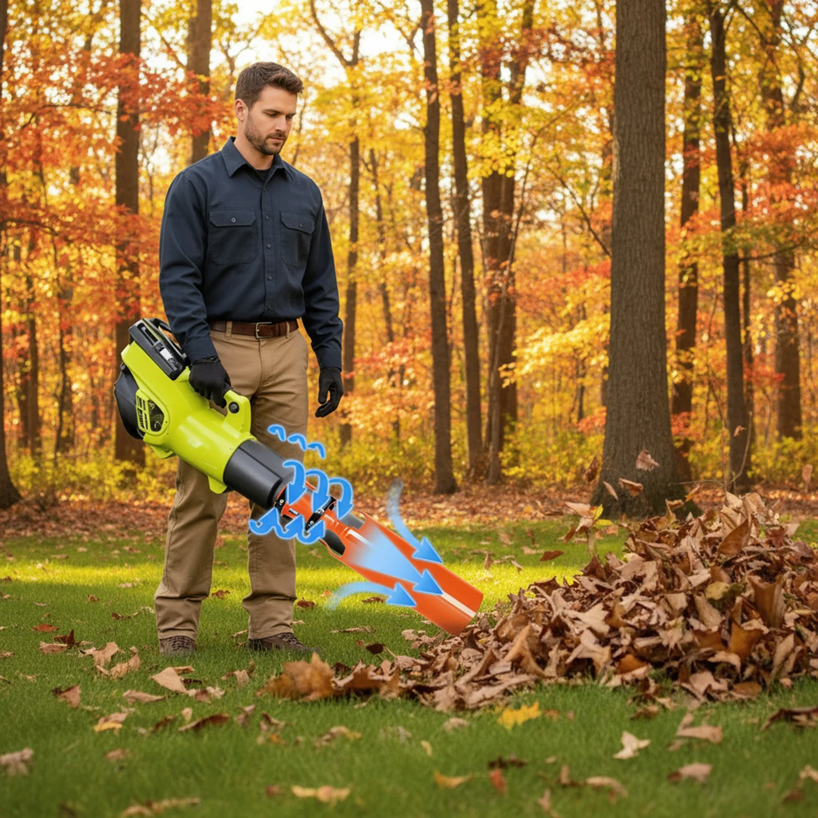 

Воздуходувка для листьев, усилитель воздуха, универсальный усилитель воздушного потока, эффективность усиления насадки для воздуходувки Cyclone2X, аксессуары для воздуходувки для листьев