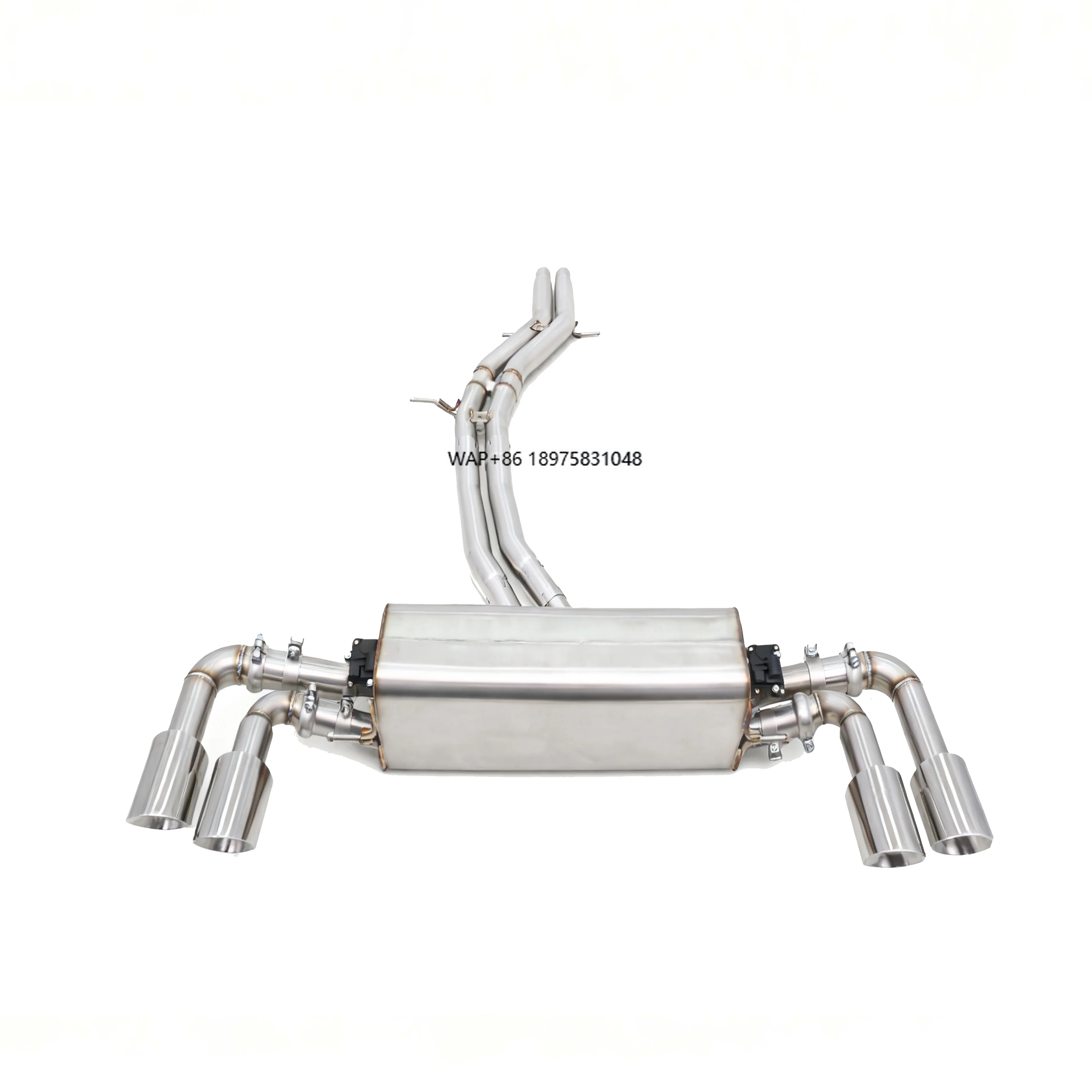 

Factory Customization 304 Stainless Steel/Titanium Valved Exhaust System Designed for Q8 3.0T