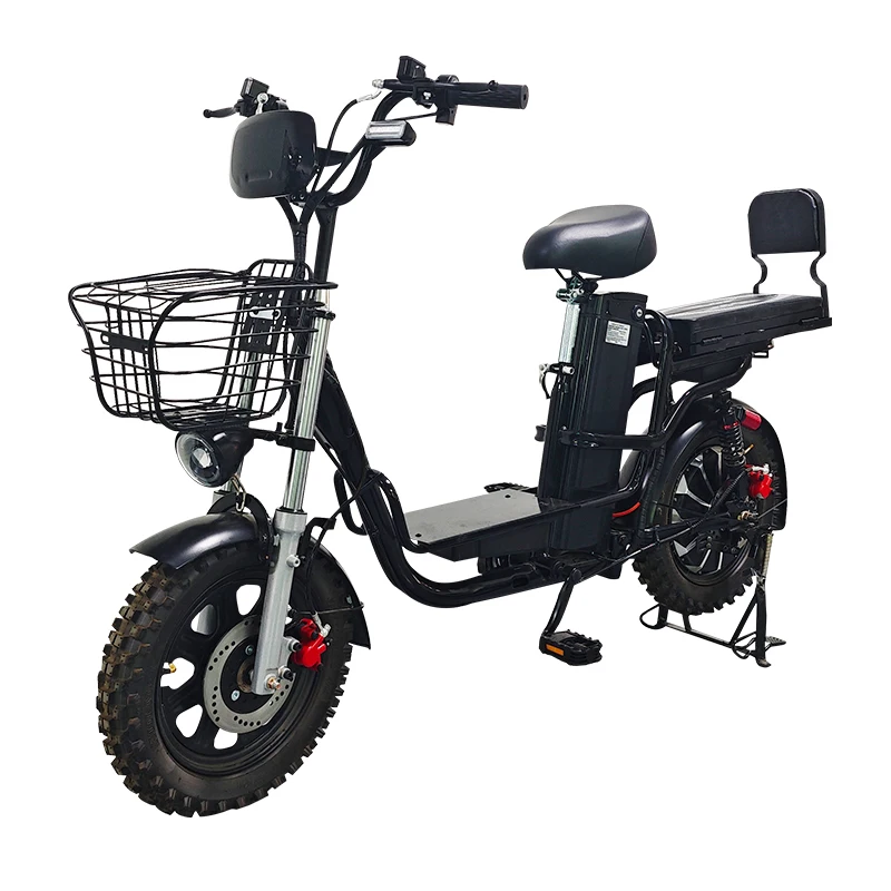 Manufacture，16 Inch Snow Tire Delivery Electric Bike,Rider E-bike,Cargo Ebike, 800W 60V Lithium Battery Electric Bicycle,OEM