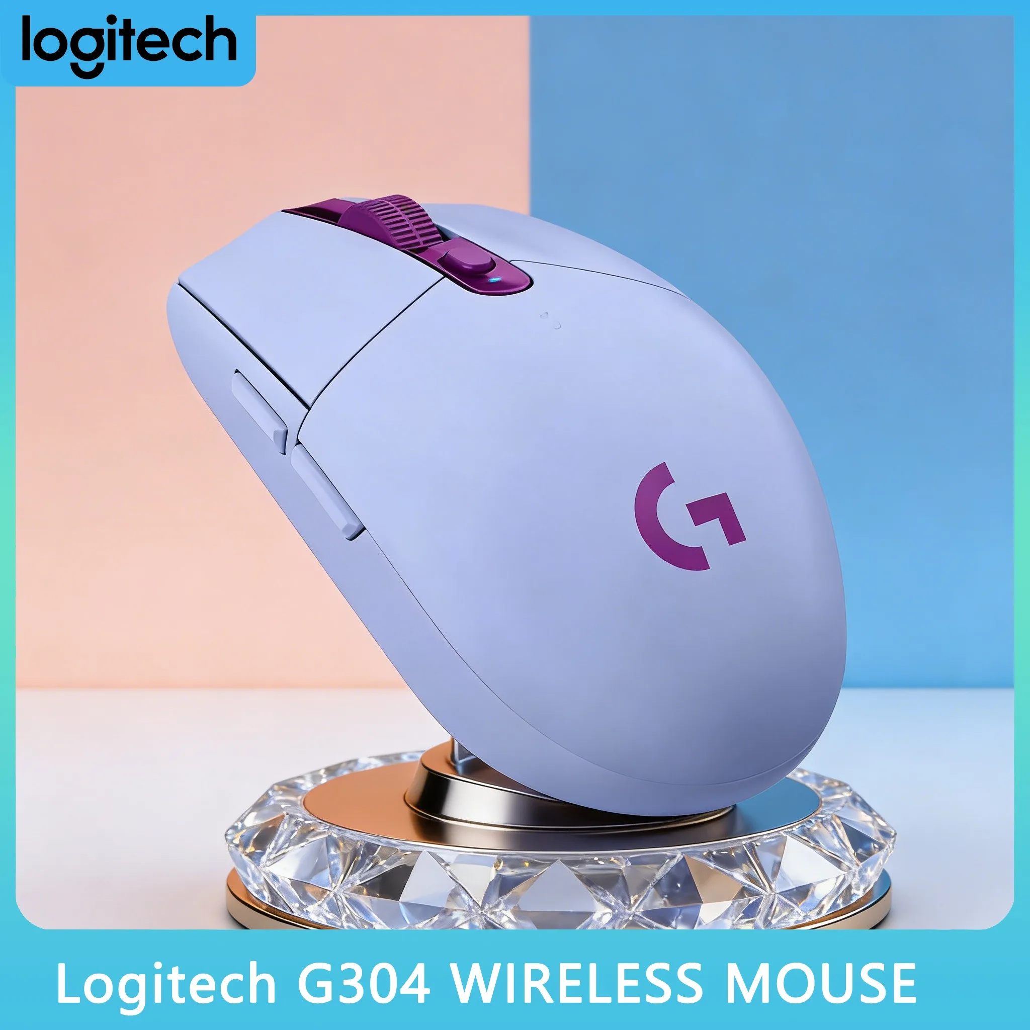 

Logitech G304 /G305 White Wireless Mouse 250-Hour Battery 99g Lightweight