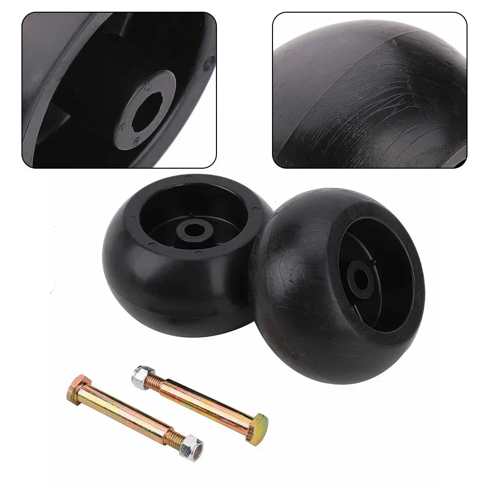 Premium 5inch Deck Wheels & Axle Bolts For Hustler For For Toro Ride On Mowers Long Lasting And Reliable Components