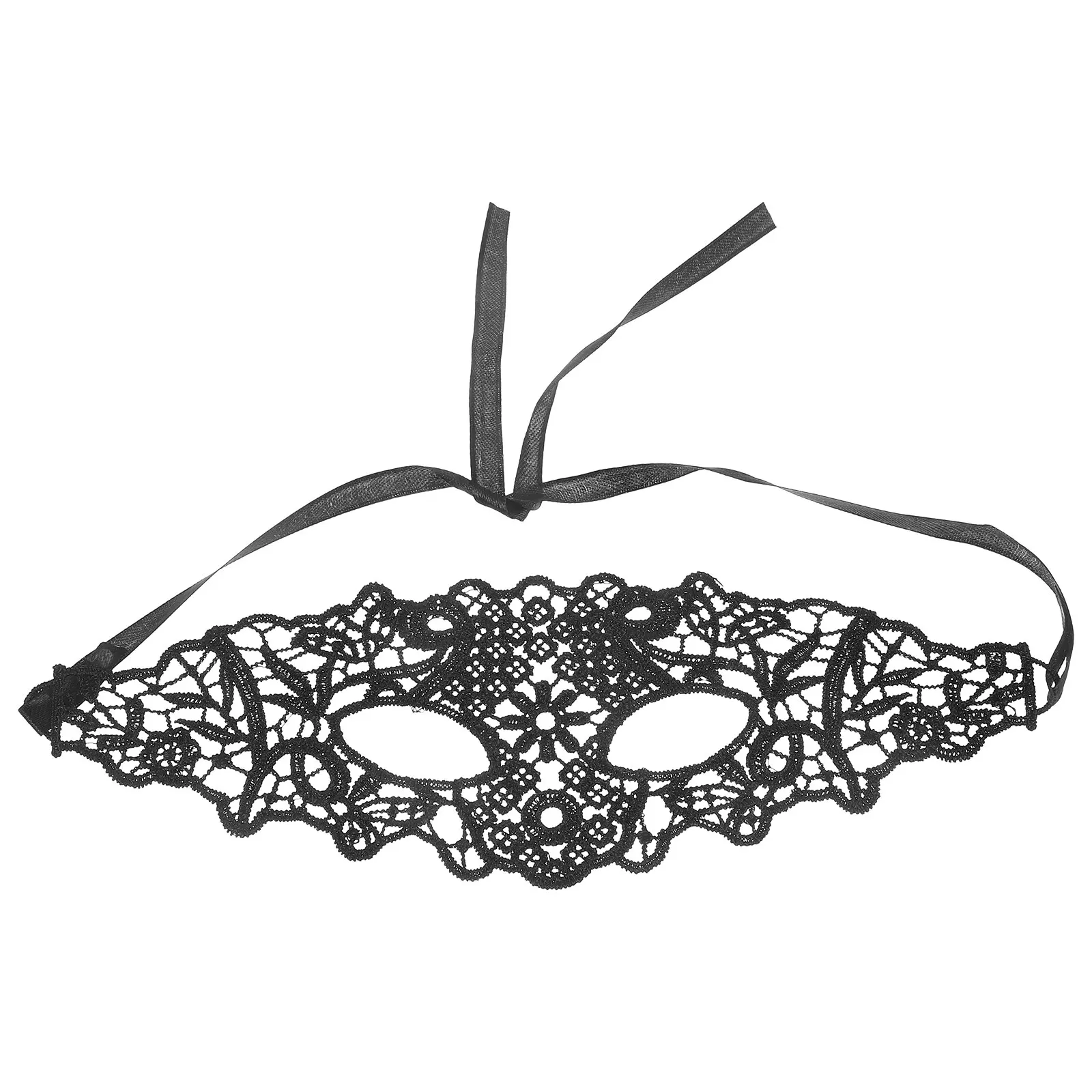 

Lace Half Face Masquerade Mask for Women Cosplay Halloween Prop Delicate Design Comfortable Wear Suitable Balls