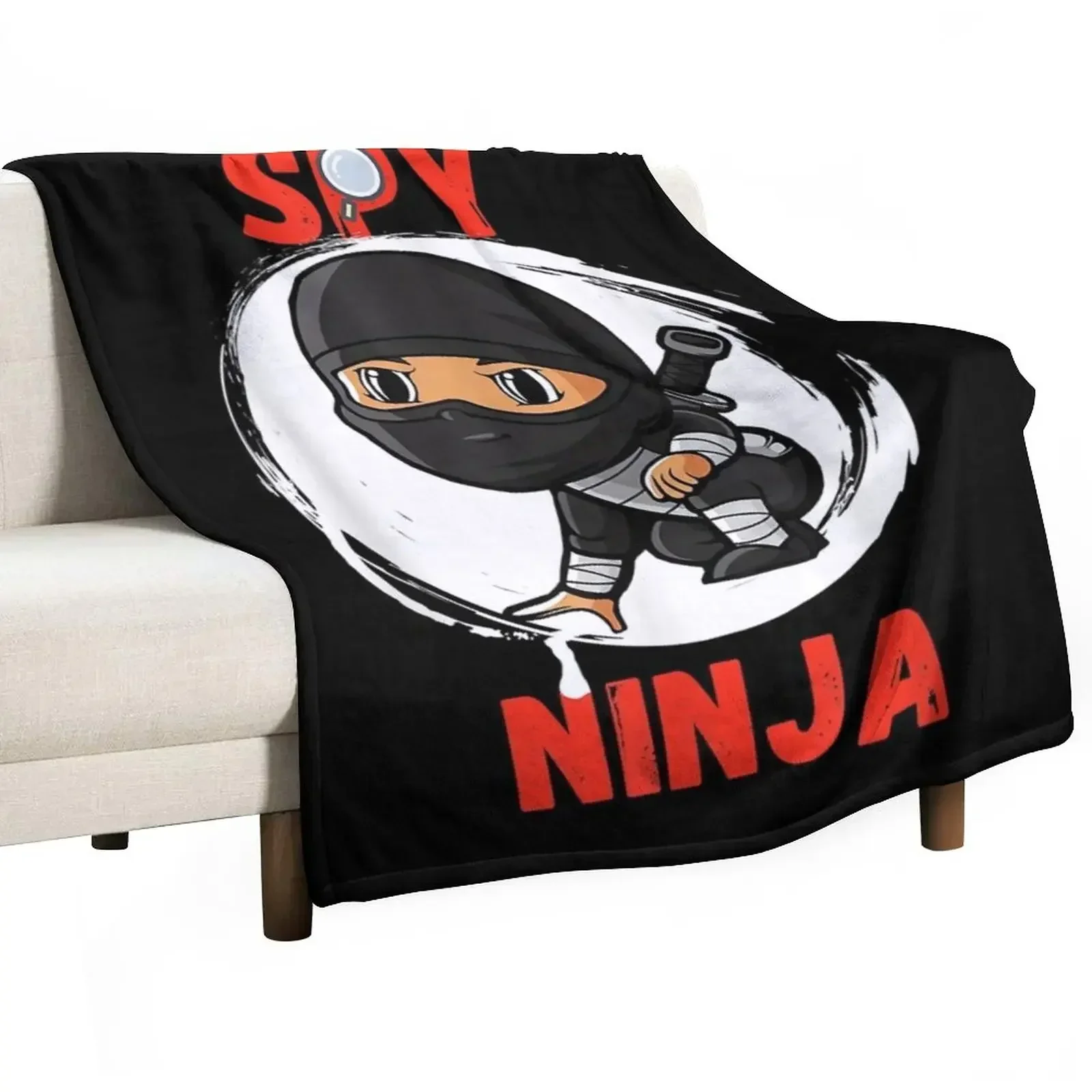 

Cool Spy Gaming Ninjas Gamer Boy Girl Kids Spy Ninja Throw Blanket Stuffeds Hairy christmas decoration Blankets