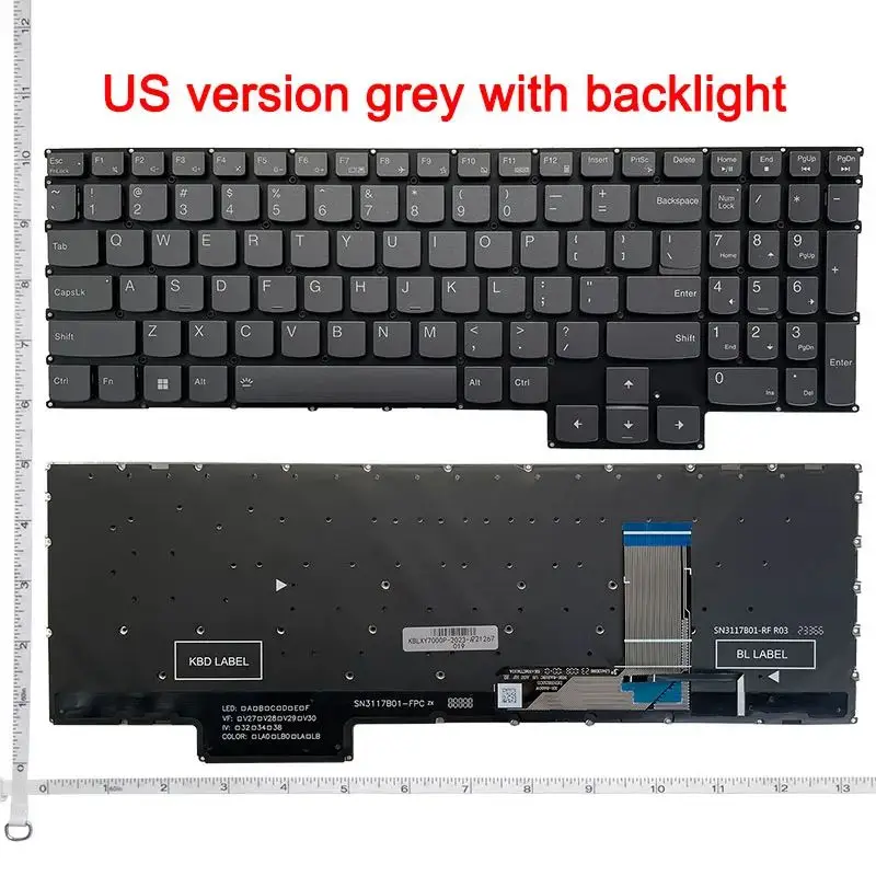 Laptop keyboard For Lenovo Y7000P R7000P AHP9 ARP9 2024 Legion 5 16IRX9 Legion R9000P ARX8