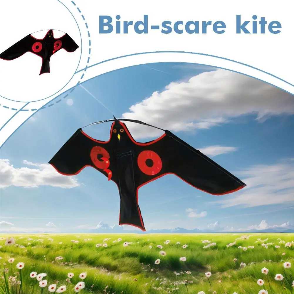 Emulation Flying Hawk Kite Bird Scarer Drive Bird Kite Bird Repellent For Garden Scarecrow Yard Kite Scaring Device