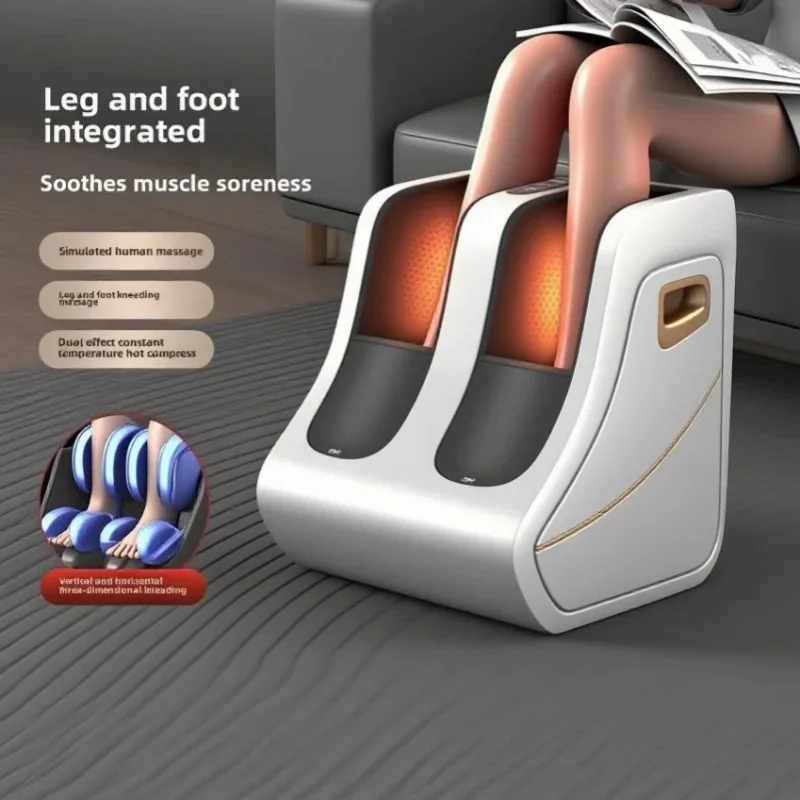 Deep Kneading Foot & Calf Massager – Heat Therapy, Air Compression, Adjustable Intensity for Men & Women (Factory Sale)