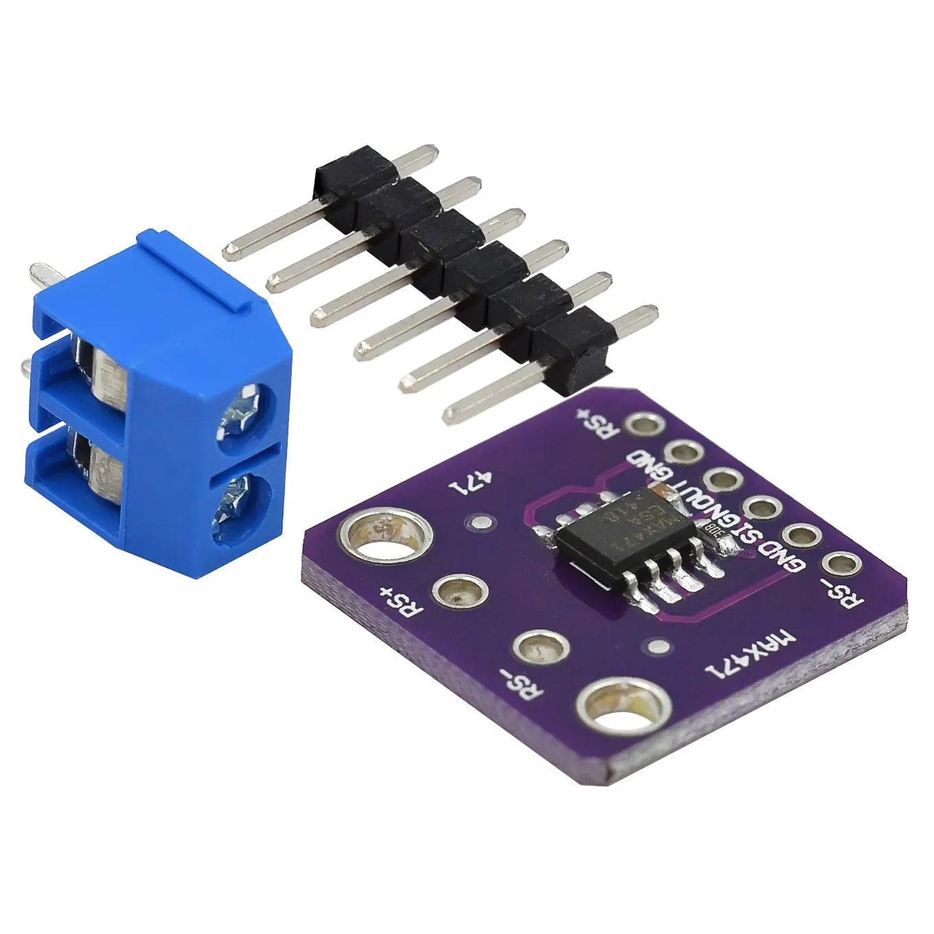 Max471 Voltage Current Sensor Module For Arduino AVR Tester Board 5V DC 3-25V 0-3A Resistive Voltage Divider GY-471 Sensors