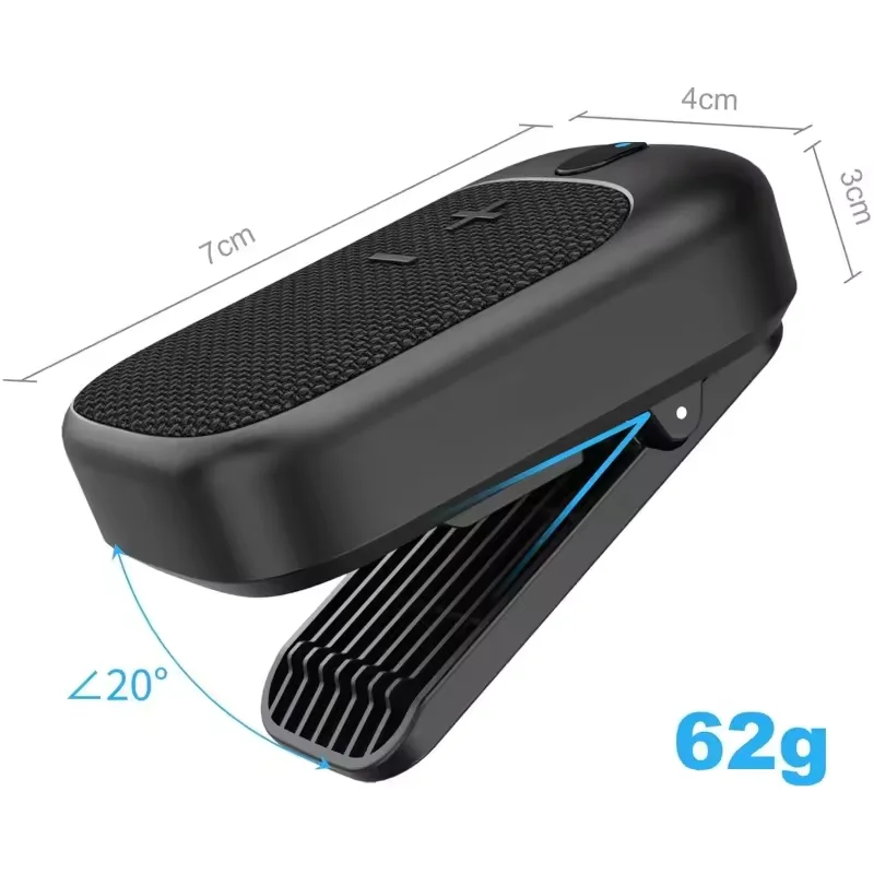 Портативные мини-динамики Bluetooth со встроенным зажимом для микрофона, магнитный велосипед, гольф, водонепроницаемый носимый динамик для занятий спортом на открытом воздухе