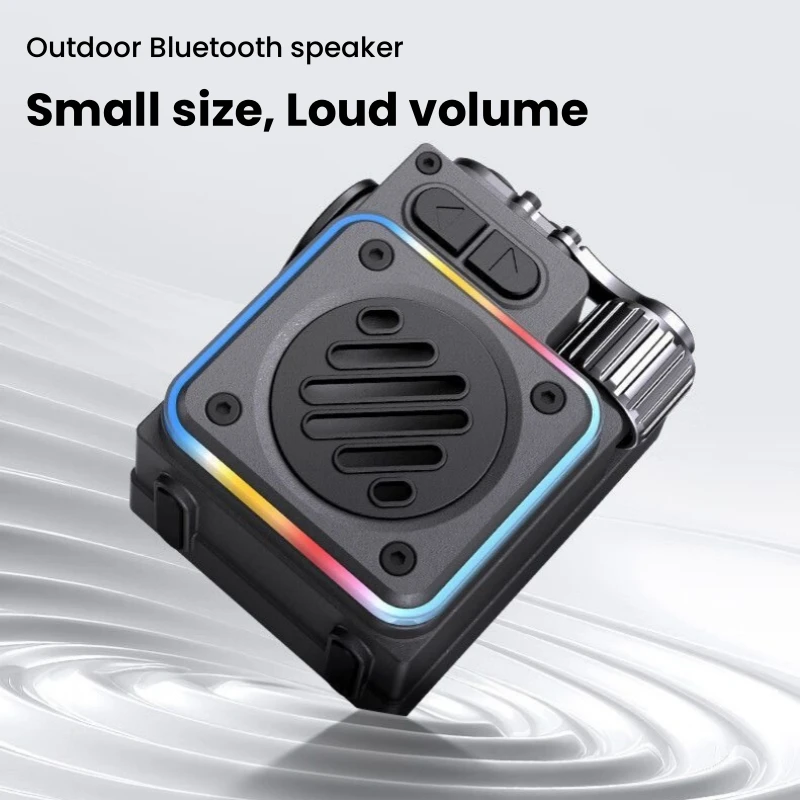 New Arrival Mini Wireless Bluetooth Speakers Portable Pocket Player RGB High-volume Vehicle-mounted Subwoofer for Outdoor Use