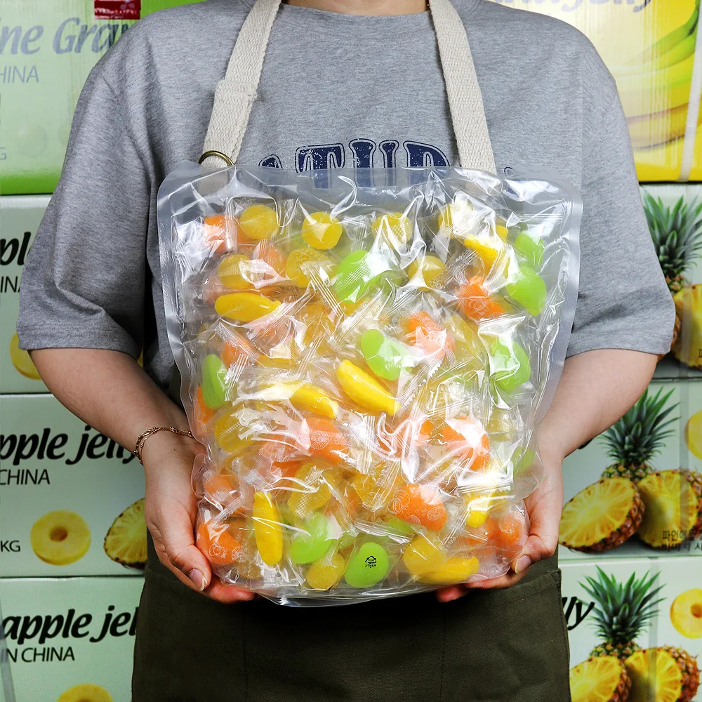 과일맛 베스트 5종 믹스젤리 1.2kg (6종중 랜덤 5종믹스) 애플망고 파인애플 레몬 바나나 블루베리 청포도