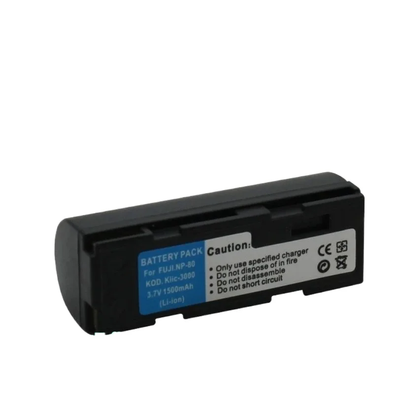 1500mAh For Fujifilm XP Series XP70 XP80 XP120 XP140 Waterproof Shockproof Camera High Capacity for Fujifilm NP-80 Battery
