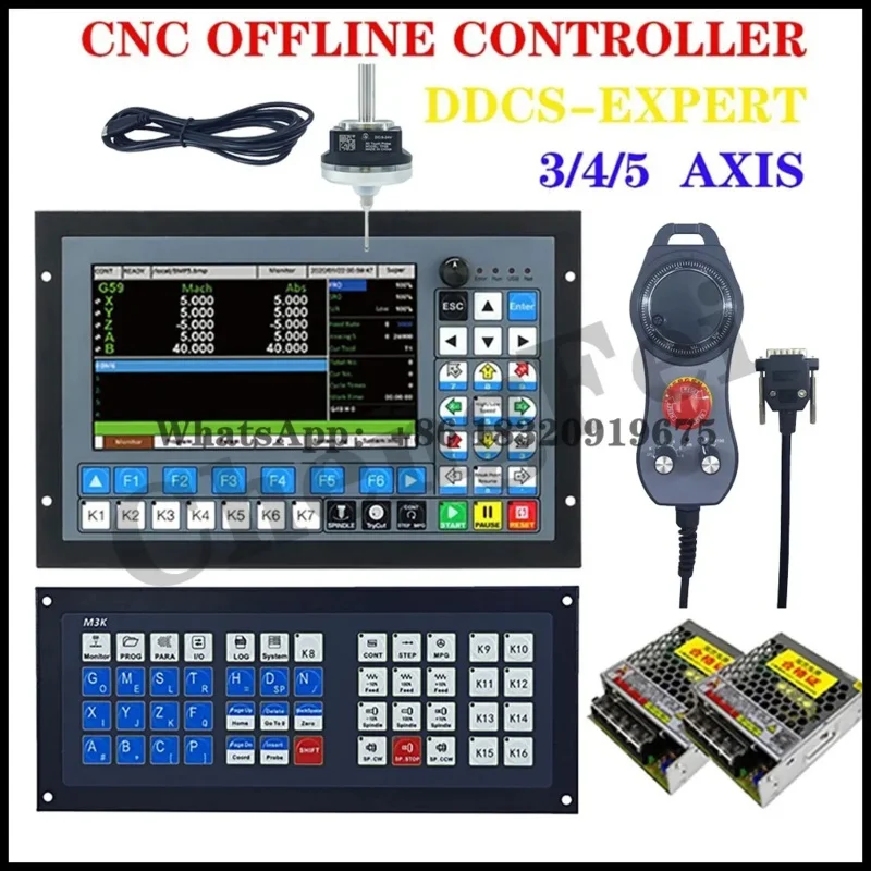 

CNC cyclmotion V2 DRCS EXPERT M350 ATC offshore controller kit 3/4/5 axis engraving M3K keyboard 3d Edge finder replacers DDCSV3