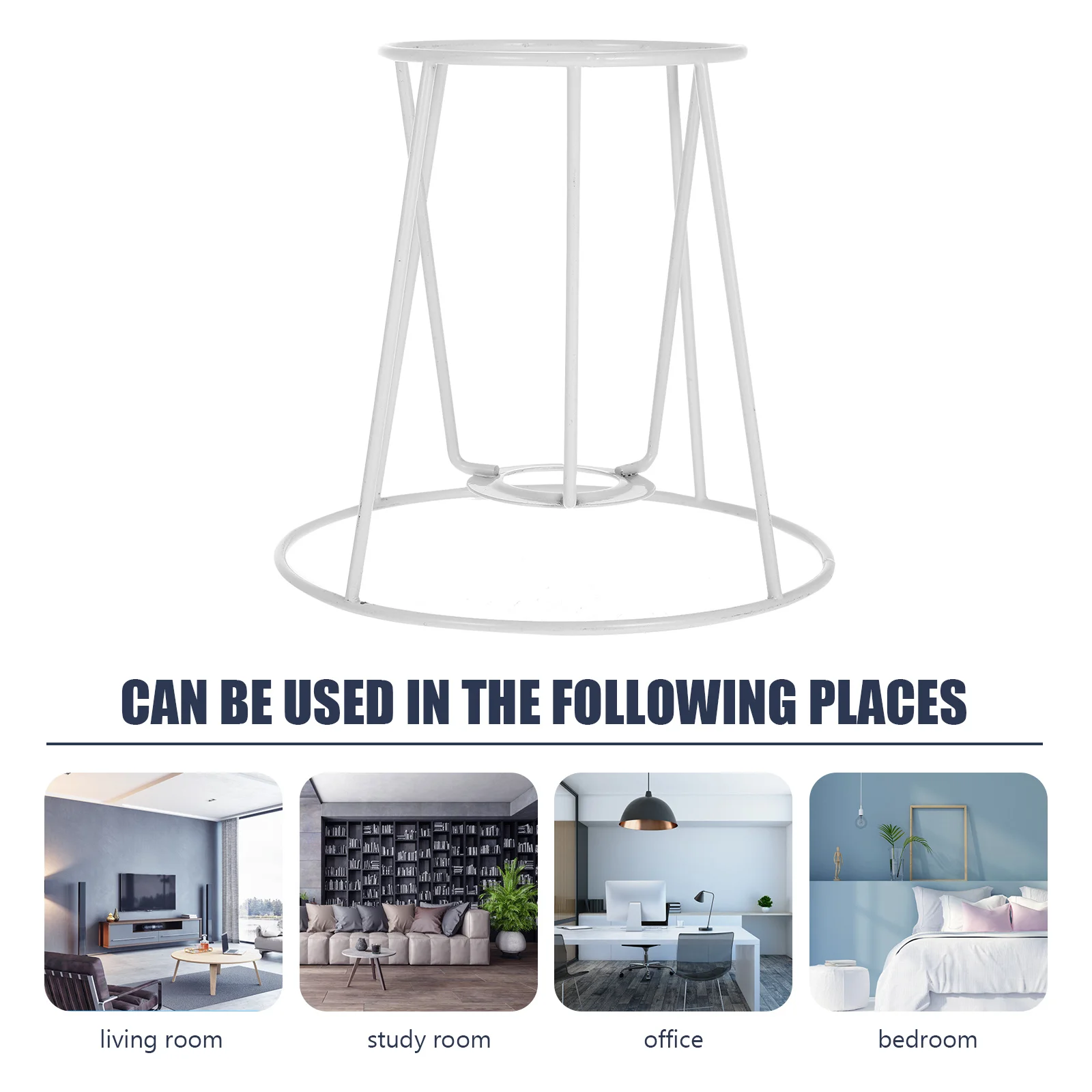 

4Pcs Tapered Lampshade Frame Iron DIY Table Lamp Bracket Lamp Shade Holder for Ceiling Desk Light Accessories Lampshade Frame