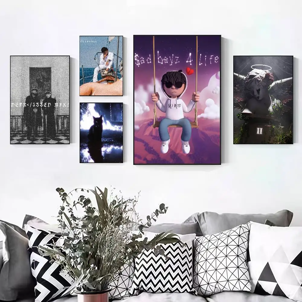 

J-Junior H DEPR 3SSED MFKZ Peelable Self-adhesive Poster Stickers Are Suitable For Frameless Wall Decoration In A Room