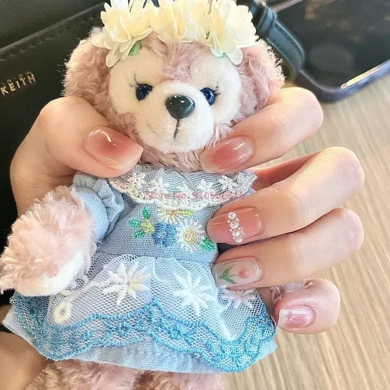 Nowy Kawaii Disney Shelliemay Duffy Stellalou pluszowa lalka wisiorek torba mały wisiorek breloczek dziewczyna serce prezenty świąteczne