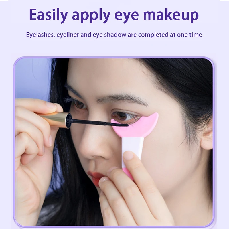 Resusable Silicone Eyeliner Stencils Wing Tips Lipstick Wearing Aids Face Cream Mask Applicator Makeup Tools