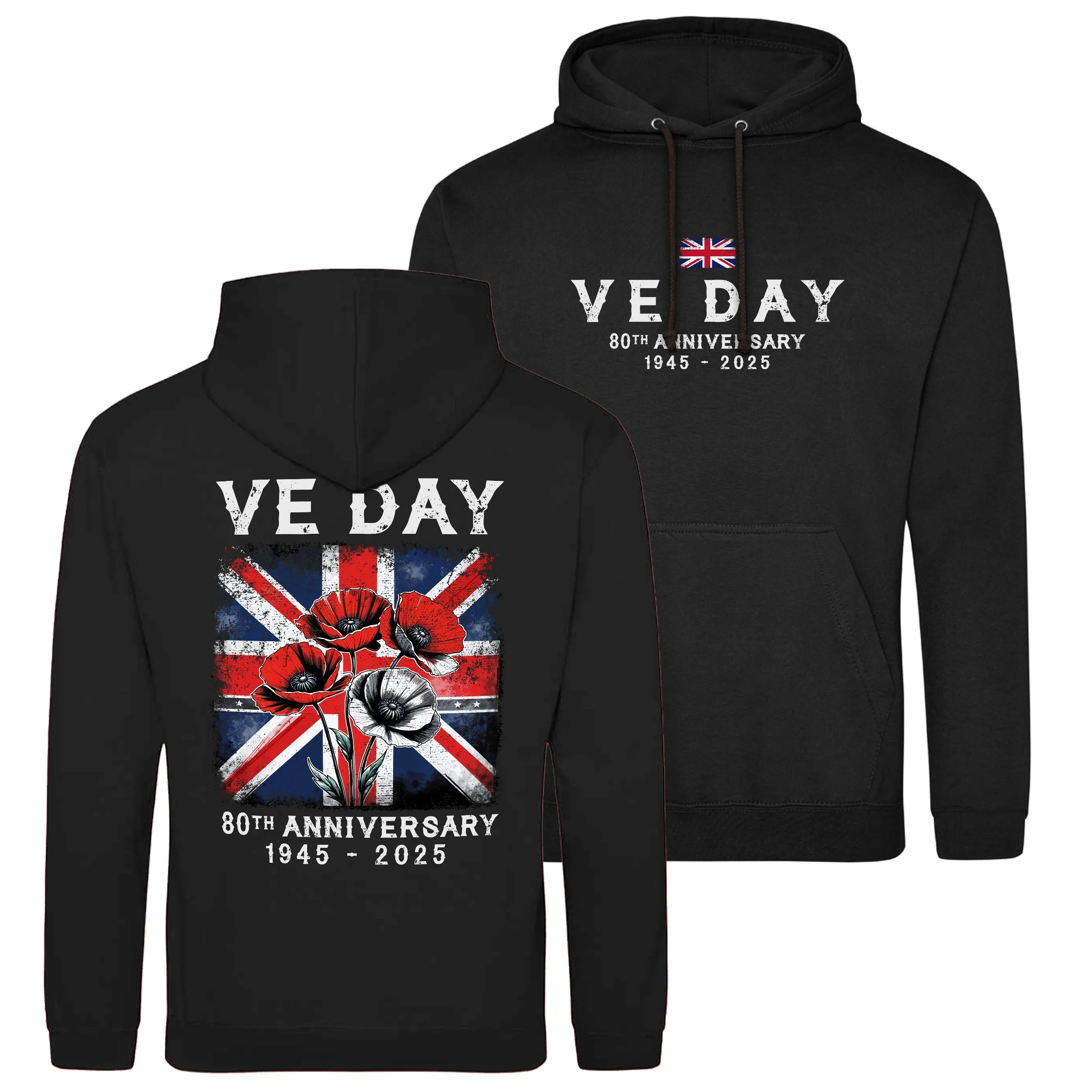 

VE Day Union Jack толстовки мужские и женские толстовки с длинными рукавами Y2k топы спортивная одежда осенне-зимний пуловер мужская одежда